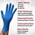 thumbnail image 5 of Cestus Azul, Industrial Grade Nitrile Gloves, 5 mil, XL, 100 ct, 5 of 5