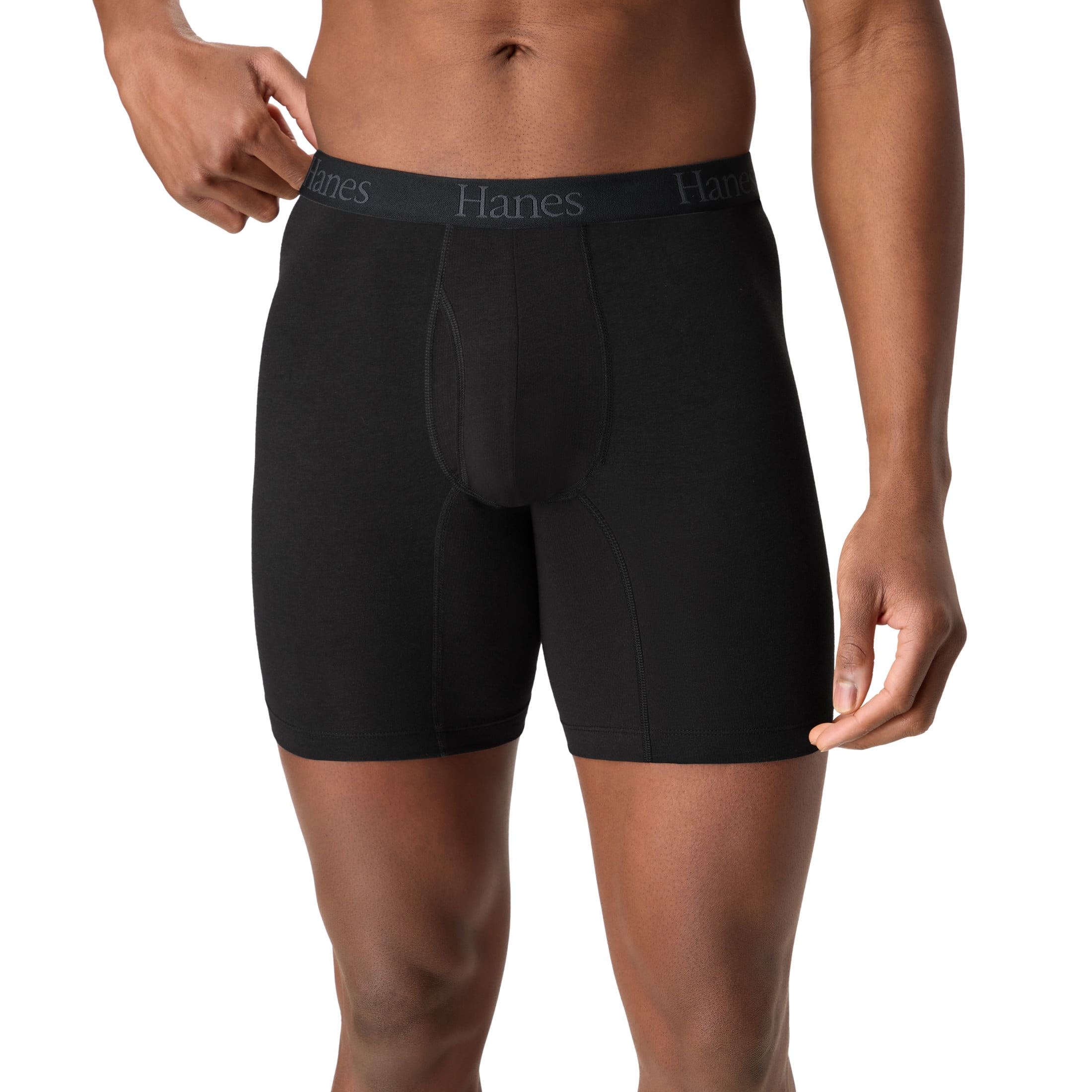 Hanes Mens Underwear Boxer Briefs, 3-Pack, Comfort Flex Fit Boxer Briefs, Moisture Wicking CFFBF3