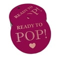 thumbnail image 1 of Inkdotpot Real Rose Gold Foil Ready To Pop Baby Shower Tags Favor Hang Paper Tags 50 Pieces, 1 of 1