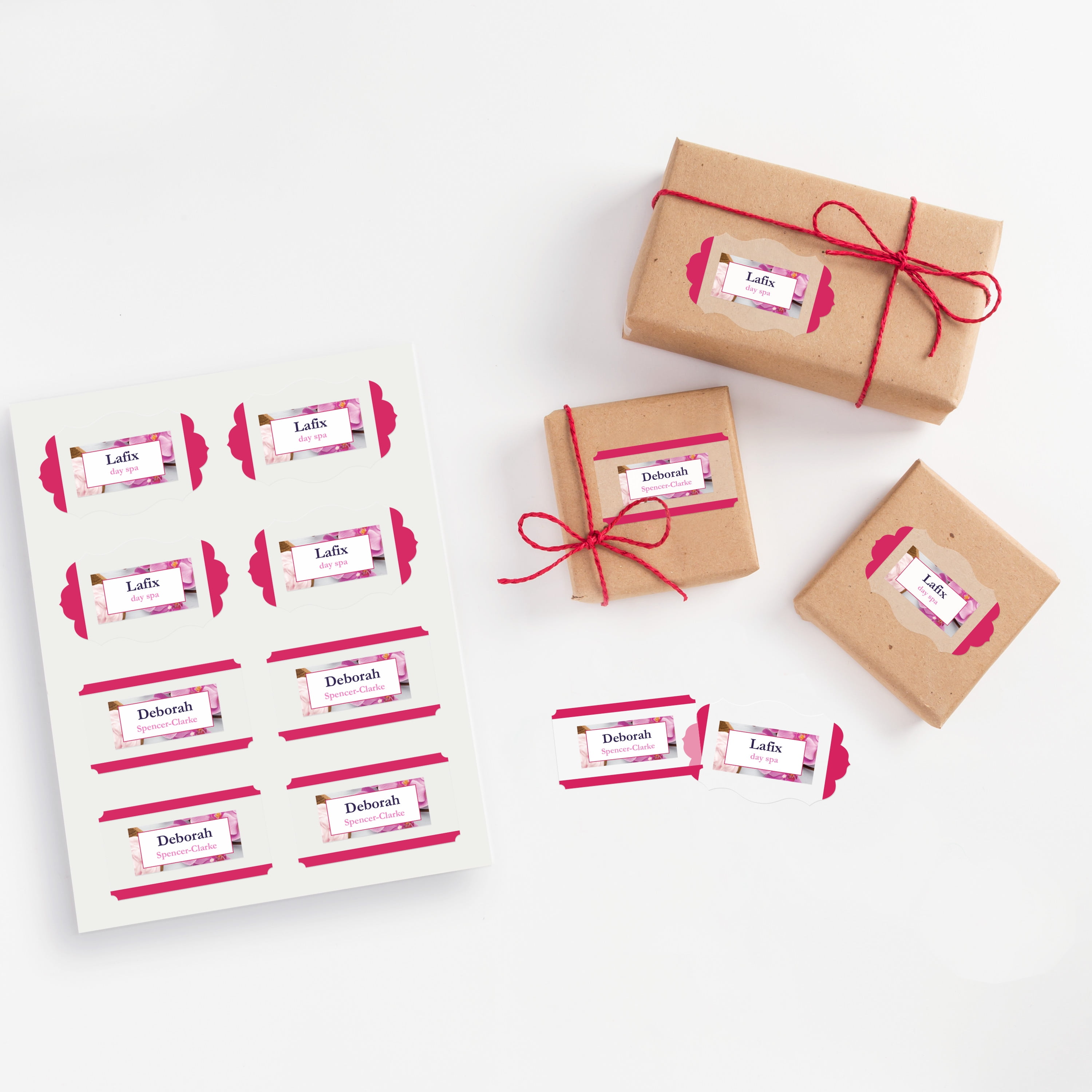 Avery Full Sheet Shipping Labels, 8.5" x 11", Matte Clear, 25 Ct
