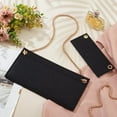 thumbnail image 4 of 2Pcs Rectangle Wool Felt Bag Organizer Inserts with 1Pc Iron Wheat Chain Bag Handles for Bag Accessories Black Insert: 7~12.5x 17~24.9x0.3~0.4cm Handles: 61x0.6x0.6cm, 4 of 6