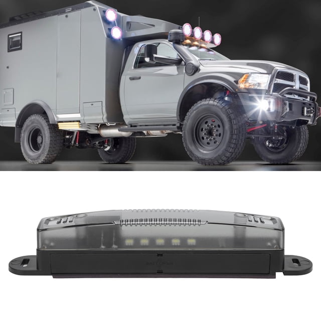 Luz Interior UTV, Barra De Luz LED Universal ABS Fácil Instalación Para Vehículos Todo Terreno Para ATV Para Camión Para SUV Reemplazo Para