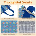 thumbnail image 4 of Mermaid Princess Sea Pattern Insulated Lunch Bag for Women & Adults,Large Portable Soft Cooler Lunch Bag,Thermal Food Storage Tote with Pearl Cotton,8.66L,8.75x5.75x9.5 Inch, 4 of 6