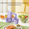thumbnail image 3 of SXCRFKXH Râpe à Fromage Électrique Multifonctionnelle Portable Salade 4 Machines Formes Rotatives Trancheuse 40W avec Déchiqueteuse Électrique Différentes, 3 of 8