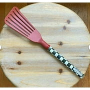 MacKenzie-Childs Courtly Check Fish Spatula - Red