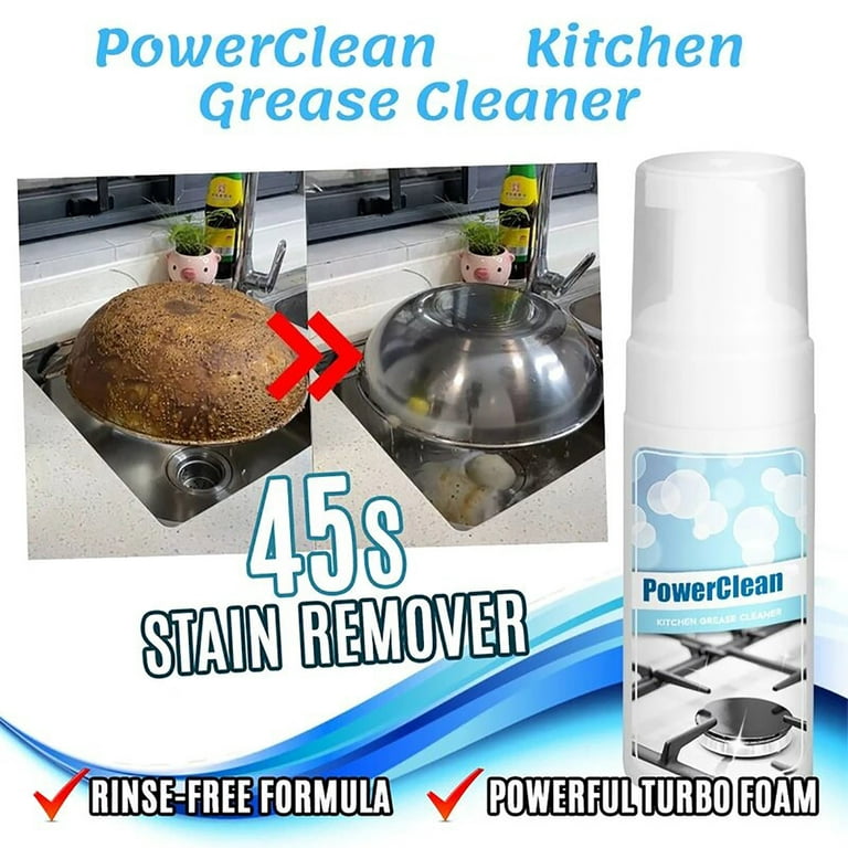 Multi-Purpose Cleaning Bubble Cleaner Spray Foam Kitchen Removal Grease  Dirt