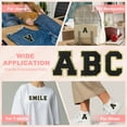 thumbnail image 6 of Chenille Sew on Letter Patch, Self Adhesive Patch Letter-E, 6 of 6