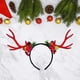 thumbnail image 2 of Diadema navideña, adorno para la cabeza de Navidad, tocado para cosplay, tocado navideño para mujeres, niñas, fiesta de máscaras, cumpleaños, playa Rojo, 2 of 5