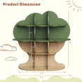 thumbnail image 5 of 4-Tier Green Tree Kids Bookshelf – Durable Wooden Book & Toy Organizer for Nursery, Playroom, Bedroom, Classroom – Perfect Gift for Boys & Girls!, 5 of 9