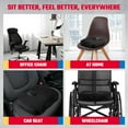 thumbnail image 7 of NASCAR Seat Cushion -Ergonomic U-Shape Memory Foam for Tailbone, Sciatica, & Back Pain Relief |Breathable Comfy 3D Air Mesh |Car, Office, Home, Travel, 7 of 7