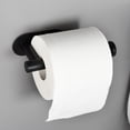 thumbnail image 4 of Stainless Steel Toilet Paper Holder&nbsp;Adhensive Tissue Paper Roll Holder&nbsp;for Bathroom Black, 4 of 6
