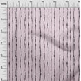 thumbnail image 3 of oneOone Georgette Viscose Light Pink Fabric Abstract Stripes Craft Projects Decor Fabric Printed By The Yard 42 Inch Wide, 3 of 6