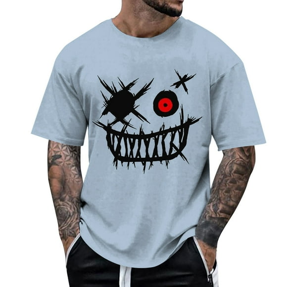 Men's Oversized Summer T-Shirt with 3D Print Design for Streetwear and Casual Everyday Comfort