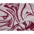 thumbnail image 5 of oneOone Polyester Lycra Maroon Fabric Abstracts Sewing Material Print Fabric By The Yard 56 Inch Wide, 5 of 5