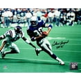 thumbnail image 1 of Steve Largent Signed Seattle Seahawks Football Action 8x10 Photo w/HOF'95, 1 of 1