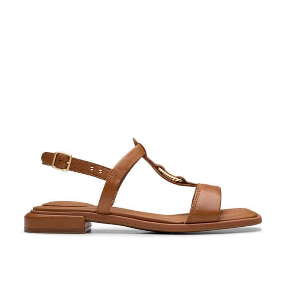 Clarks Ariany Sling Leather - Womens Flat Heel Open Toe Sandals