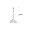 thumbnail image 3 of Mermaid Tail Earrings 925 Sterling Silver Mermaid Dangle Earrings For Women Fish Tail Jewelry, 3 of 4