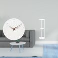 thumbnail image 2 of Reloj De Pared Decorativo Silencioso Y Mesa Auxiliar De Acrílico Transparente Para El Hogar, La Cocina, La Oficina, El Estudio O El Balcón. Fácil Montaje. Decoración Para Espacios Pequeños., 2 of 8
