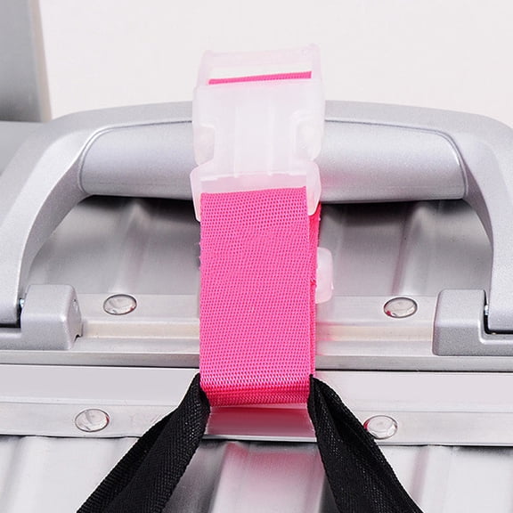 DEEPCRAFF 6-Pack Assorted Color Suitcase Straps with Buckles for Secure Luggage Binding and Travel Safety