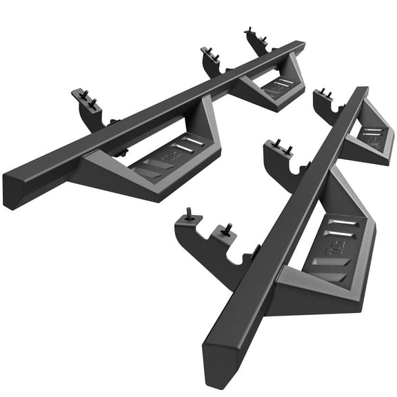 TAC Sidewinder Side Steps Running Boards Fit 2024 TOYOTA TACOMA DOUBLE CAB Truck Pickup 4” Drop Fine Texture Black Nerf Bars Rock Slider Armor Off-Road Accessories (2pcs)