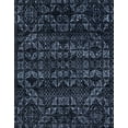 thumbnail image 1 of Ahgly Company Machine Washable Indoor Rectangle Abstract Night Blue Area Rugs, 2' x 4', 1 of 7