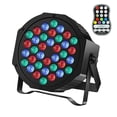 thumbnail image 1 of Rechargeable Stage Par Lights U`King RGB 36 LED Battery Powered Par Wireless Uplights with DMX and Remote Control Uplighting Ligh, 1 of 9