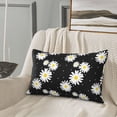thumbnail image 5 of Honeii Daisies Flowers Decorative Throw Pillow Case - Elevate Your Couch, Sofa, or Bed with Stylish Home Decor, Perfect Gift Idea-14"x20", 5 of 6