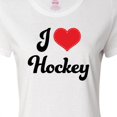 thumbnail image 4 of Inktastic I Love Hockey Women's T-Shirt, 4 of 5