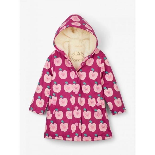 Hatley Hatley Little Blue House Girls Apple Orchard Sherpa Lined