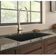thumbnail image 7 of Rohl 6497 Allia 34-1/2" Undermount Single Basin Fireclay Kitchen Sink - Pergame, 7 of 7