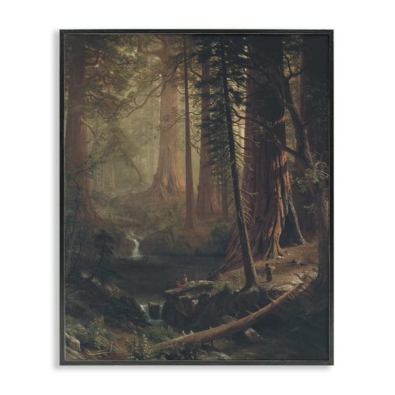 Stupell Industries Classic Trees of California Landscape & Nature Painting Black Framed Art Print Wall Art, 11 x 14
