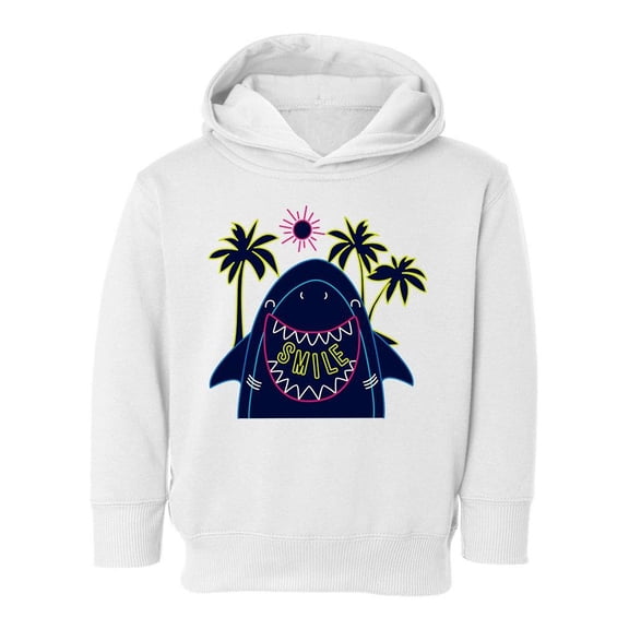 Funny Shark Smiling Hoodie Toddler -Image by Shutterstock,  2 Toddler