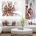 thumbnail image 1 of Brown Symmetrical Fractal Flower - Floral Canvas Art Print, 1 of 3