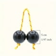 thumbnail image 2 of Yellow Rope Rhythm Sand Ball, Starter Sand Egg For Beginner, Band Accompaniment Percussion Instrument Sand Shake Double Ball, Sand Hammer, 2 of 5