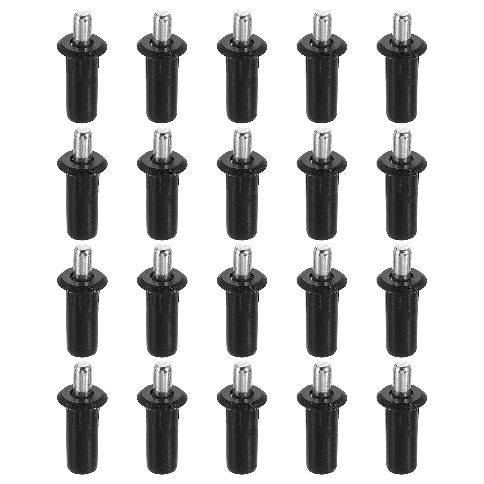 Shutter Fasteners – 3-Inch Snap Lock Pegs, Vinyl Shutter Anchors & Screws Kit, Outdoor Louver Fixings, Push-in Expansion Rivets, 18 Or 36 Pack