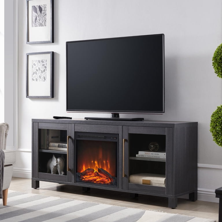 Henn&Hart Rectangular TV Stand for TV's up to 75 in Navy