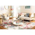 thumbnail image 3 of SAFAVIEH Jardin Anson Floral Wool Area Rug, Ivory/Red, 8' x 10', 3 of 9