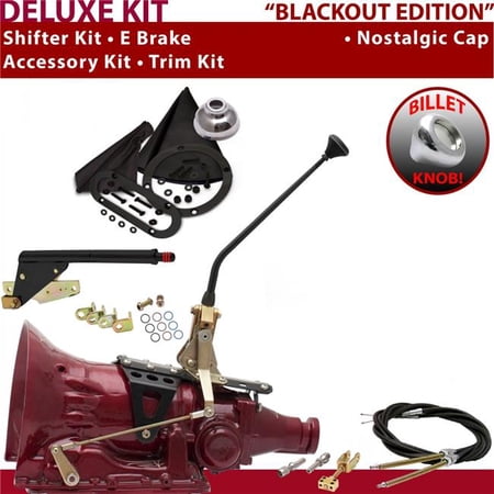 American Shifter FMX Shifter Kit Black 12 in. E Brake Cable Trim Kit for F09B2