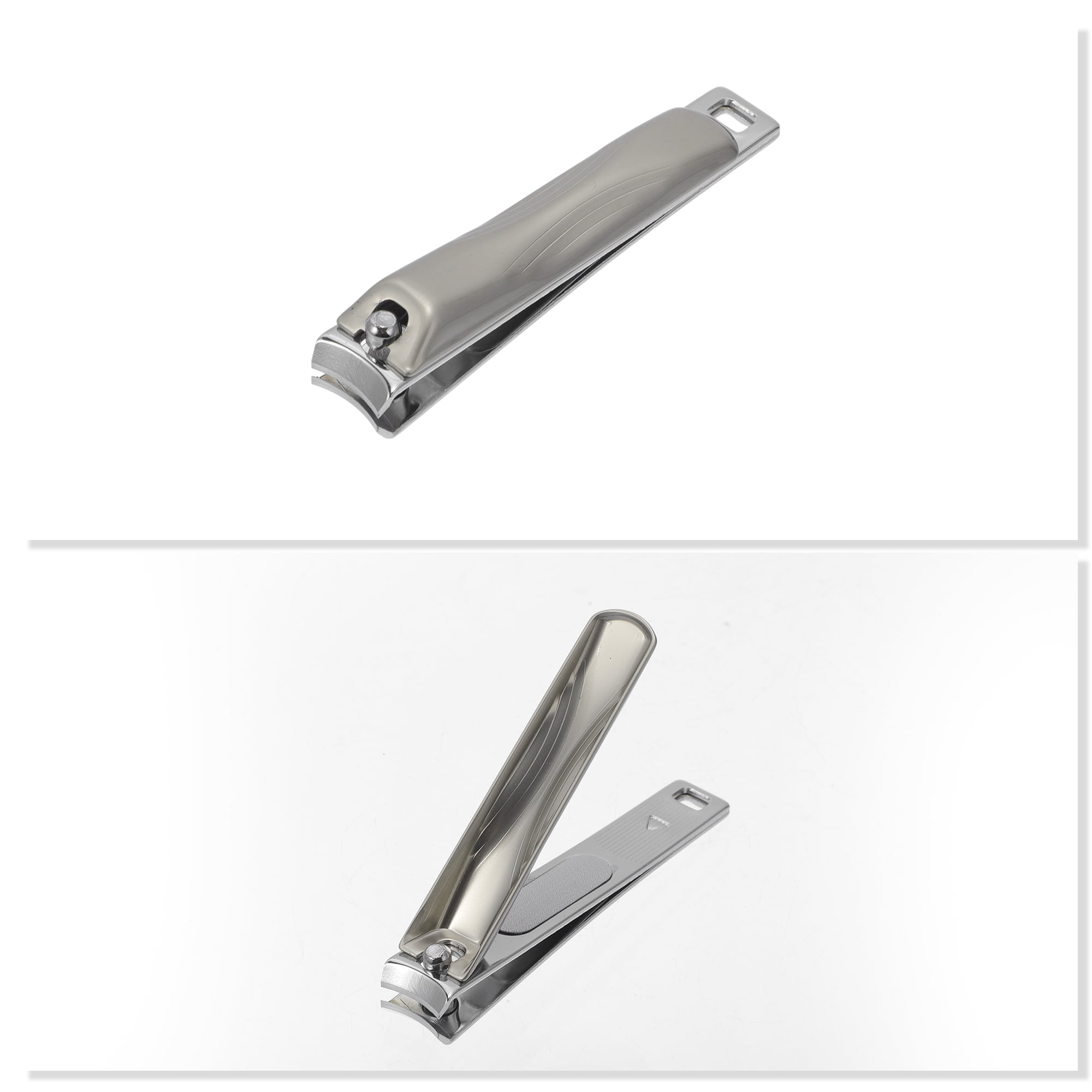 Unique Bargains Durable Water Ripple Nail Clippers 1 Pc Champagne