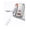 White, variant on New 67WGaN extension cable USB-C+C+A port digital gallium nitride charger for notebook fast charging, suitable for Apple, Samsung, Lenovo, etc., can be used with car charger adapter
