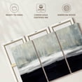 thumbnail image 6 of Elephant Stock White On Blue Wall Art - Horizontal Multi Panel Canvas - Living Room Wall Decor - Abstract Multi Panel - Black And Gray Decor By Taylor Hamilton - 33" x 20", 6 of 8