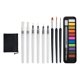 thumbnail image 2 of 12 Colores Vívidos Solicitud de Pintura Acuarela Sólida Dibujo de Dibujo Pen Nylon Cepillo Portable Premium para Dibujar Pintura, 2 of 9