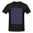 thumbnail image 4 of Bingfone Anchor Heart Blue Men'S Loose Fit Short-Sleeve Pocket T-Shirt, 4 of 7