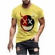 thumbnail image 2 of Blusas y camisas de manga corta y cuello redondo para hombre. Blusas/camisetas de manga corta con cuello redondo y estampado de Halloween para hombre. Blusa para hombre., 2 of 5