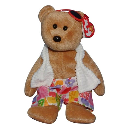 Ty Beanie Baby: Miami the Bear | Stuffed Animal | MWMT