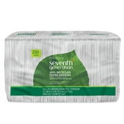 Angle View: Seventh Generation White Napkins Made With 100% Recycled Paper -- 250 Napkins