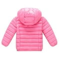 thumbnail image 3 of GEZHEN Winter Children's Light down Jacket Toddler Baby Kids Sweater Coat Winter Thick Warm Button Hooded Windproof Outwear Jacket, 3 of 4