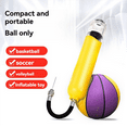 thumbnail image 2 of Two-Way Mini Pump Football Basketball Volleyball Toy Swimming Ring Life Jacket Inflatable Portable Pump Green, 2 of 5