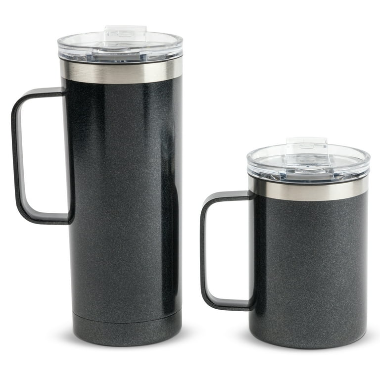 16oz Stainless Steel Handled Coffee Mug – FlipFloptumblers