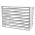 thumbnail image 6 of ToppiJoy 2-3P Aluminum Alloy Rectangular Air Conditioner Fence Screen Air Conditioner Screen Outdoor(White), 6 of 25